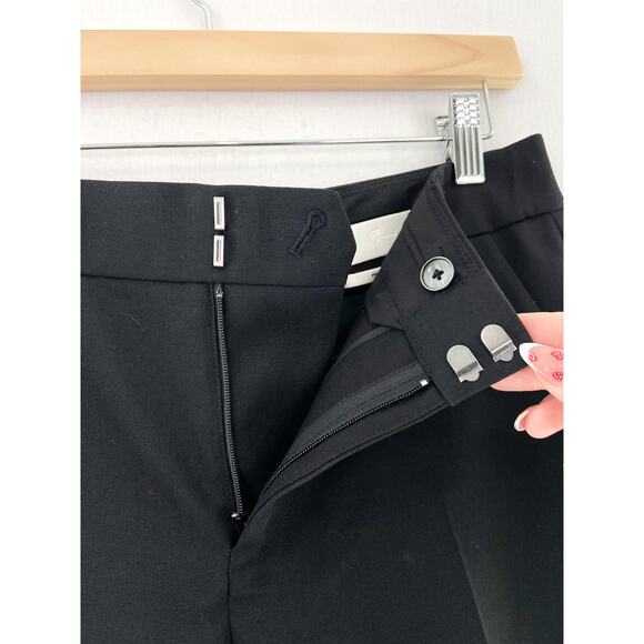 7 for all Mankind Women's Italian Wool Black Trouser Pants size 6 FLAWED - Picture 6 of 8